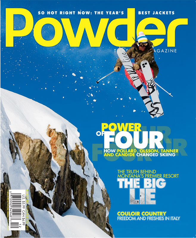 Line Skis Eric Pollard Powder Magazine Cover