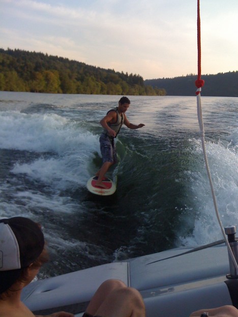 Mike Gutt Wake Surfing
