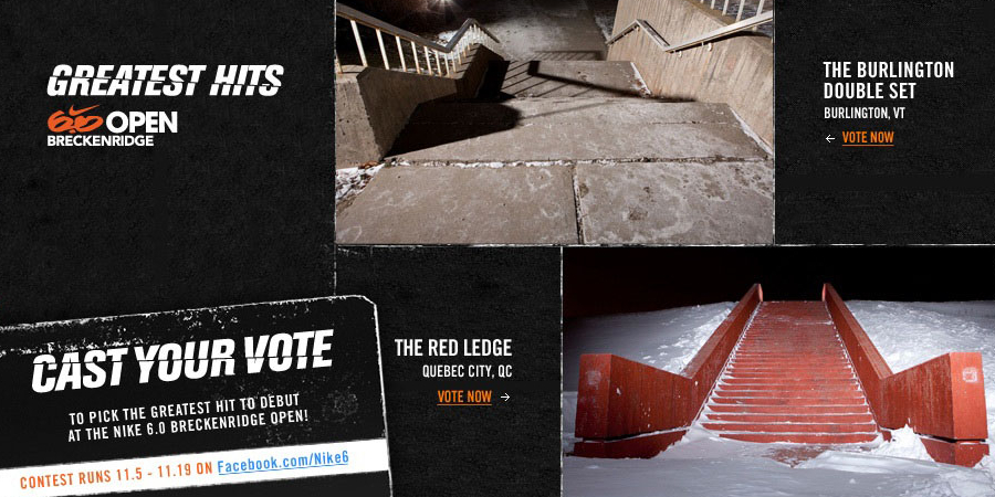 nike 6.0 greatest hits free ski contest