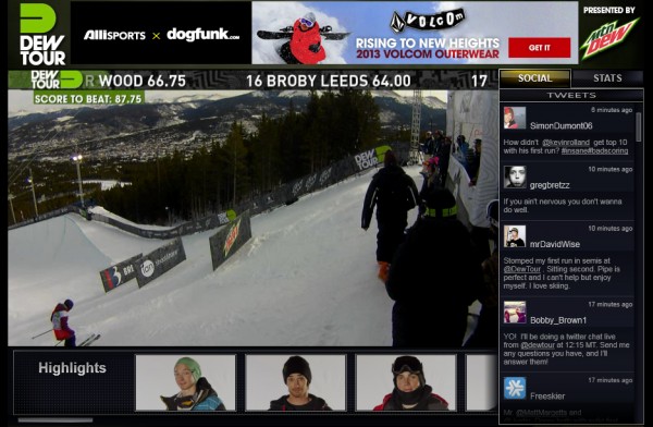 2012 dew tour live stream